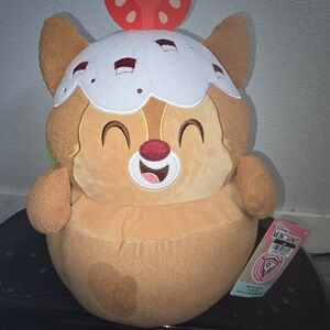 Squishmallows Tan and White Stuffed Animal